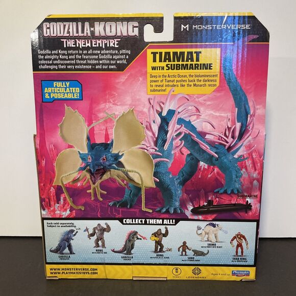 Godzilla x Kong The New Empire Tiamat Figure w Submarine 6" Figure NEW IN HAND - Picture 3 of 3